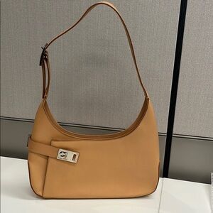 Tan Ferragamo Shoulder Bag